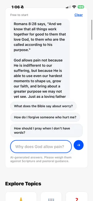 AskBibleAnswers screenshot 2