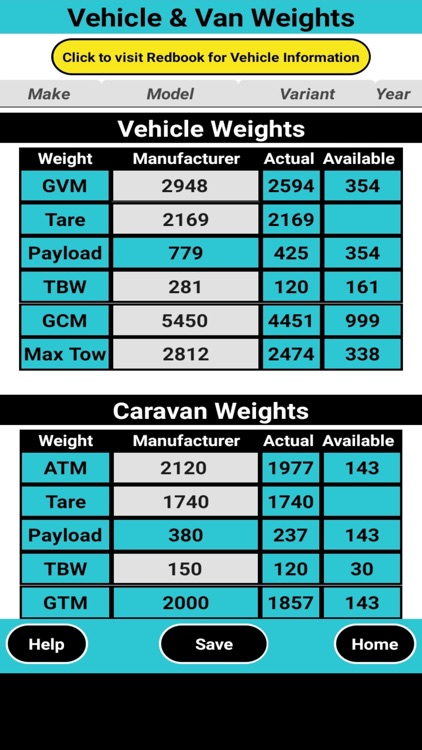 Caravan Towing Weight screenshot-4