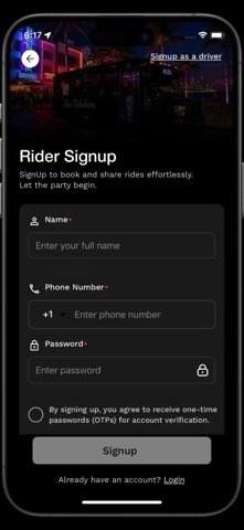 Aux Rideshare Screenshot 2 of 7