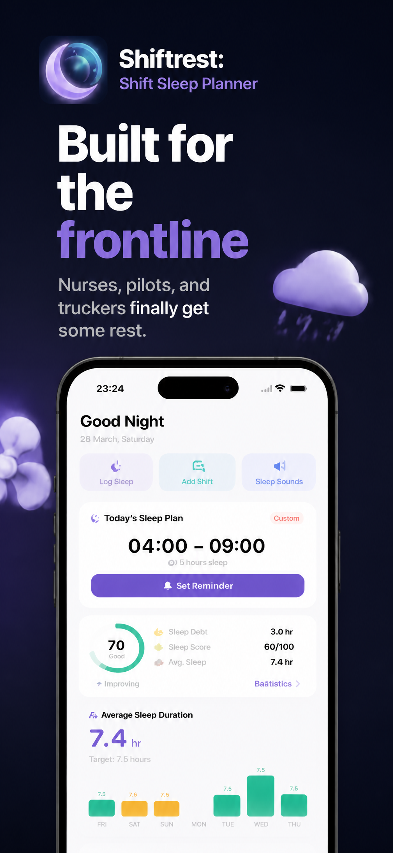 Shiftrest: Shift Sleep Planner