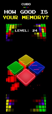Cubo: Simon Says Memory Puzzle app screenshot