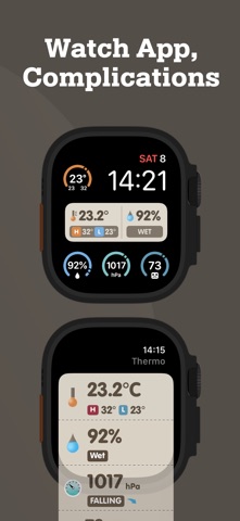Thermo-hygrometer iPhone screenshot