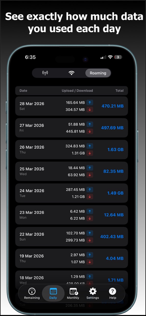 iPhone screenshot