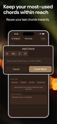 Just The Chords screenshot