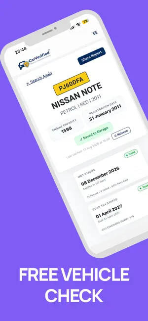 CarVerified: Car Check History screenshot 1