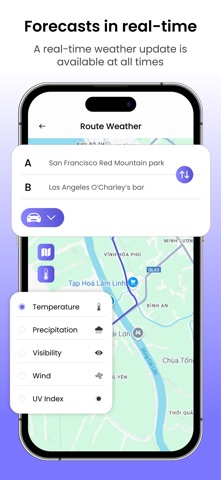 Weather Check On Route screenshot