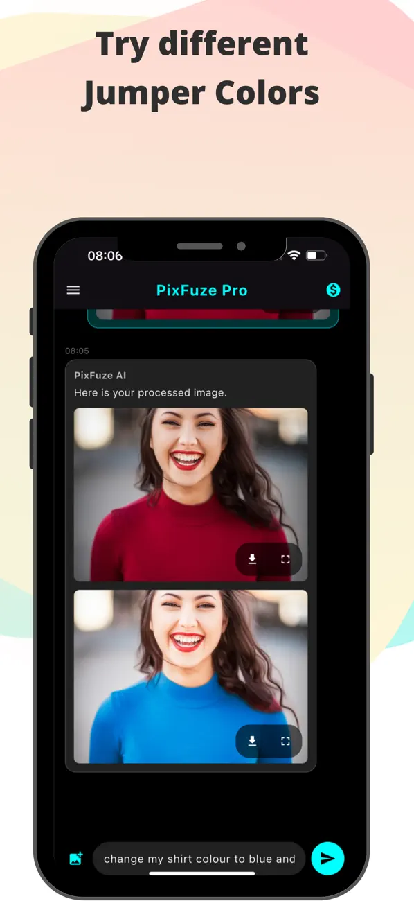 Screenshot #3 pour PixFuze AI Photo Editor