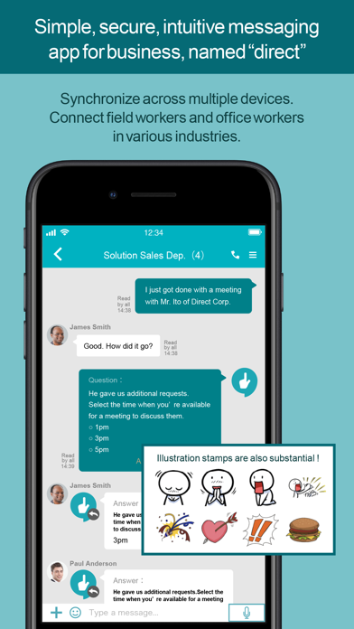 direct - Messaging App for Biz Screenshot