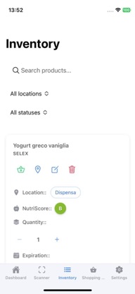 Fridge Manager, basta sprechi screenshot 4