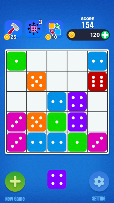 Merge dice:Pixel Screenshot