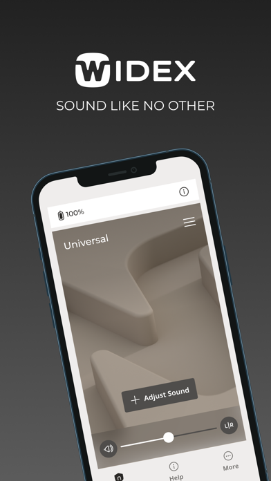 WIDEX ALLURE Screenshot