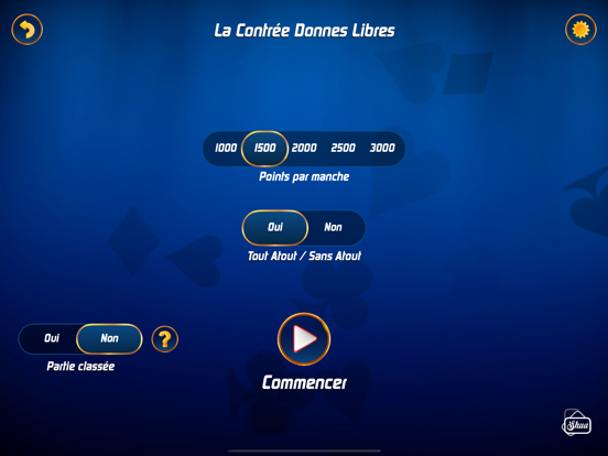 Screenshot #6 pour Jeu de Belote SHUA v4