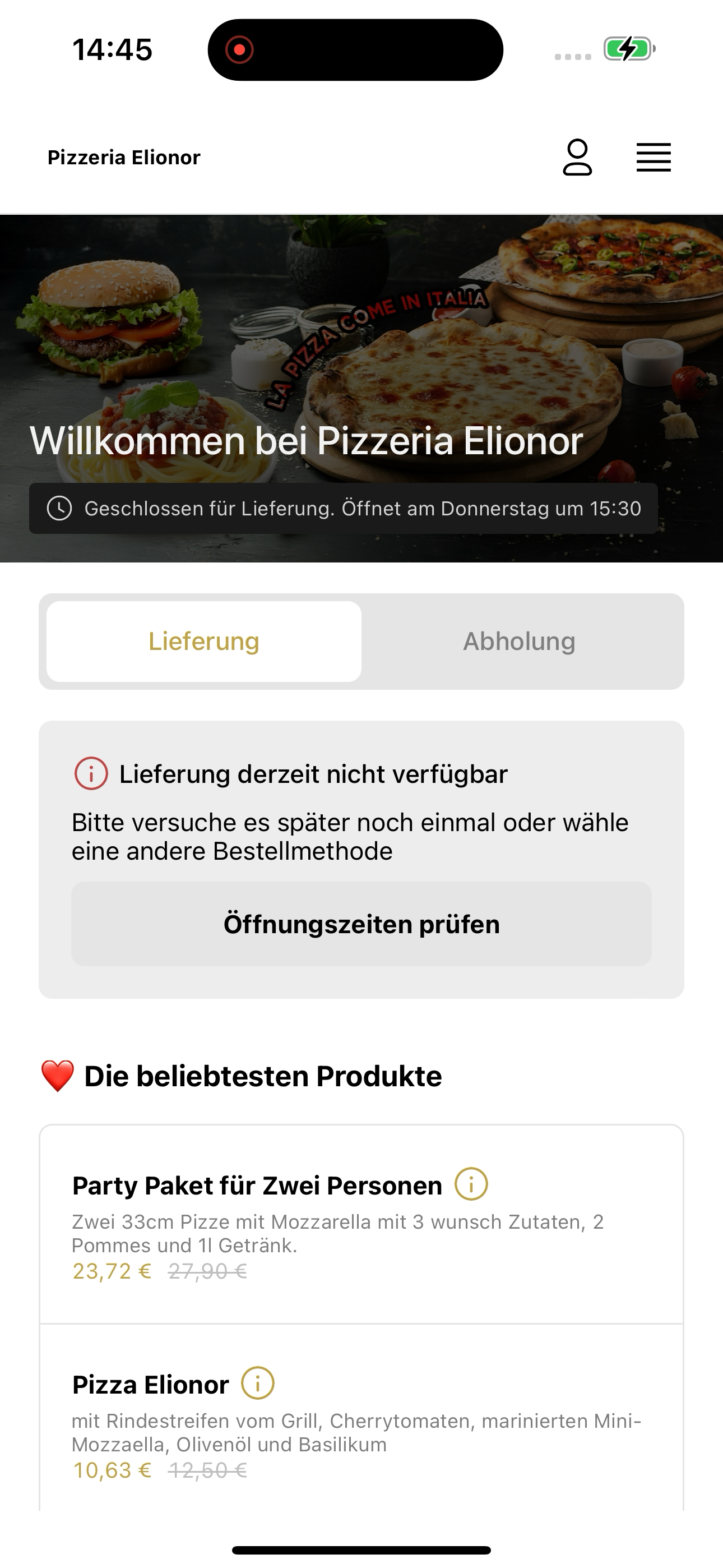 Pizzeria Elionor screenshot 5