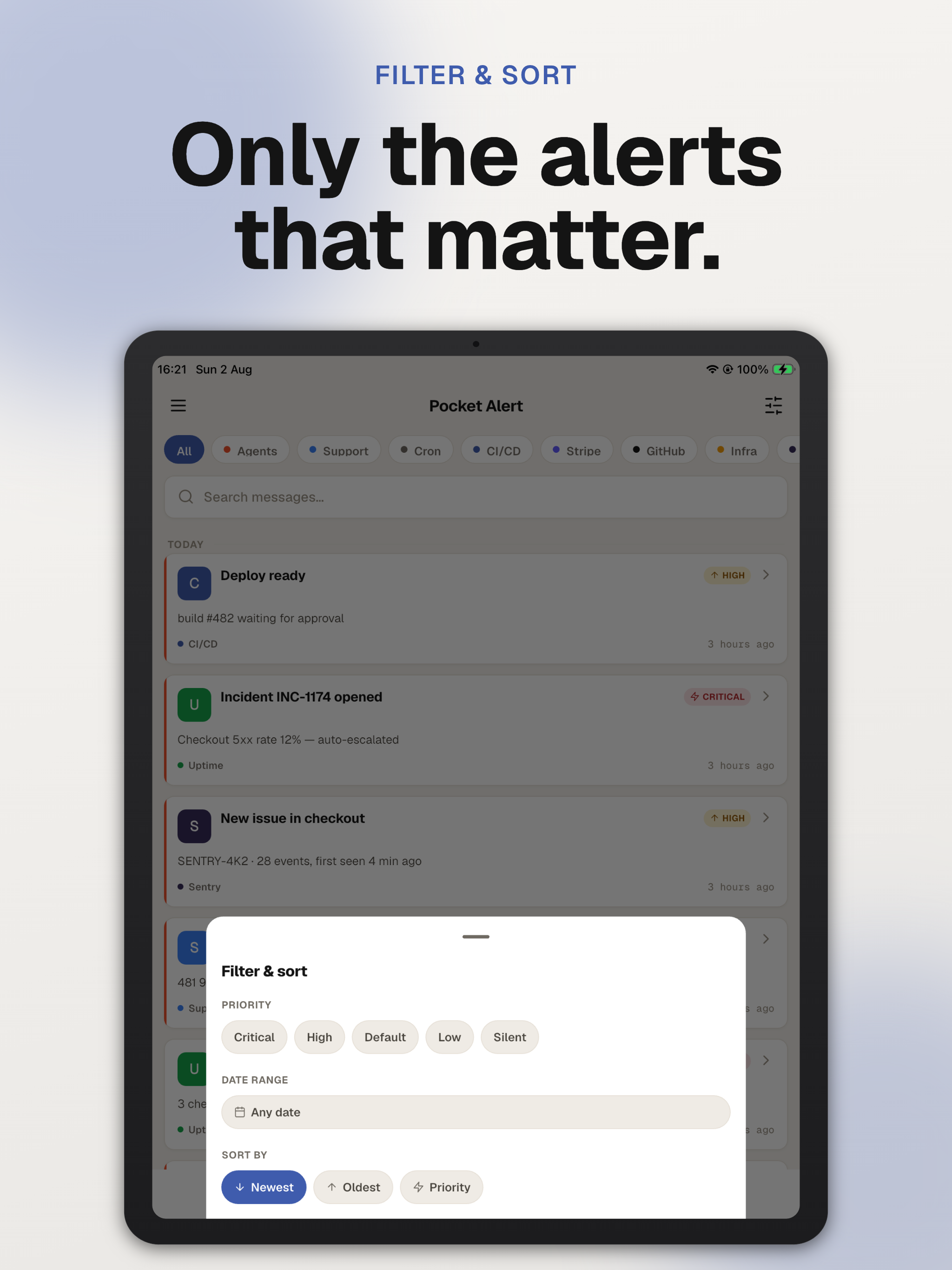 Pocket Alert push notification screenshot 11