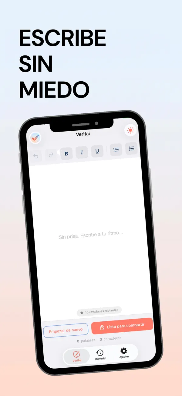 Screenshot #1 pour Write Confidently – Verifai