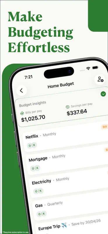 OurBudget: Split Bills & Save screenshot 1 of 5