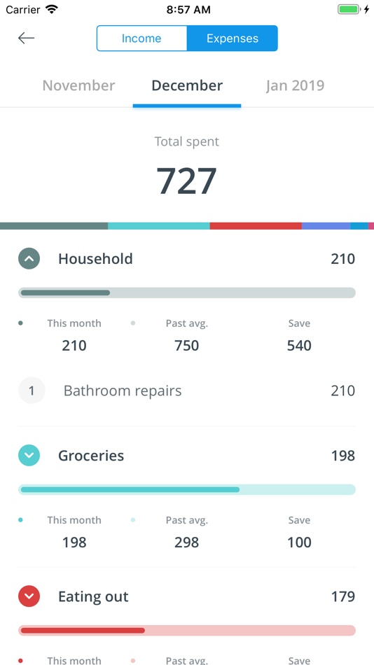 #3. Dollarbird - Budget Calendar (iOS) 게시자: Dollarbird Apps SRL