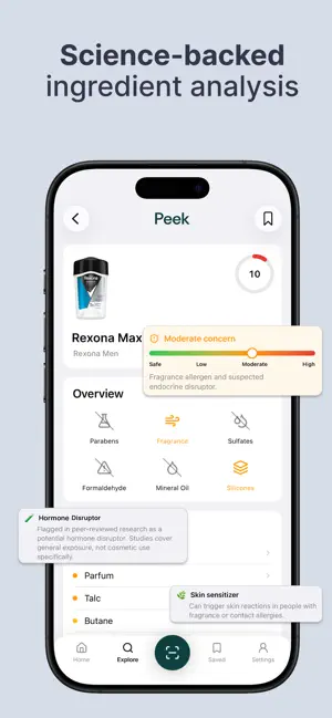 Peek: Food & Cosmetics Scanner screenshot 4
