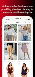 Plus Size Fashion Shopping screenshot #3 for iPhone