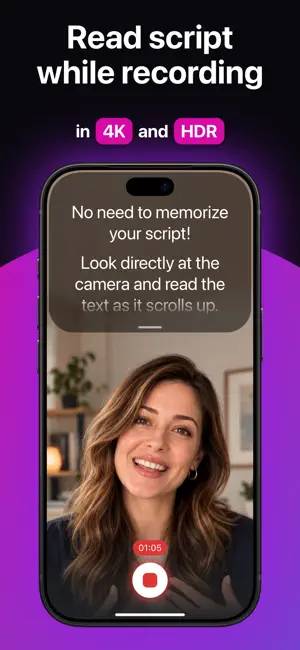 Video Teleprompter - Evelize screenshot 1