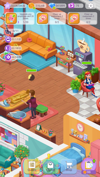 Screenshot #3 pour Beauty Tycoon: Business Empire