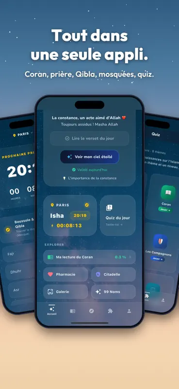 Nudjum: Coran Français Tajwid screenshot 1 of 9
