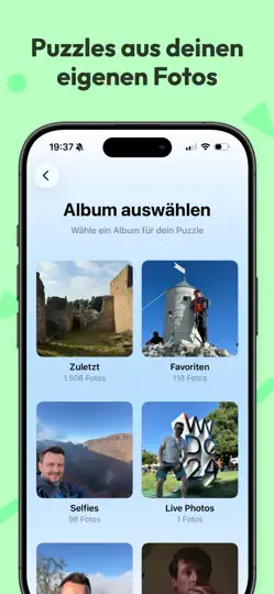 Screenshot von Phozzle: Foto-Schiebepuzzle auf dem iPhone 3