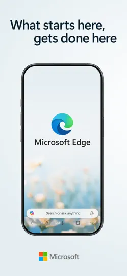 Microsoft Edge iPhone Screenshot 1