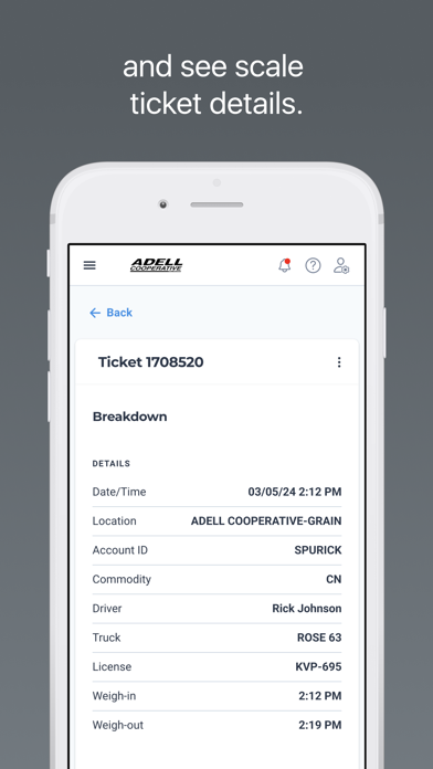 Adell Cooperative Screenshot