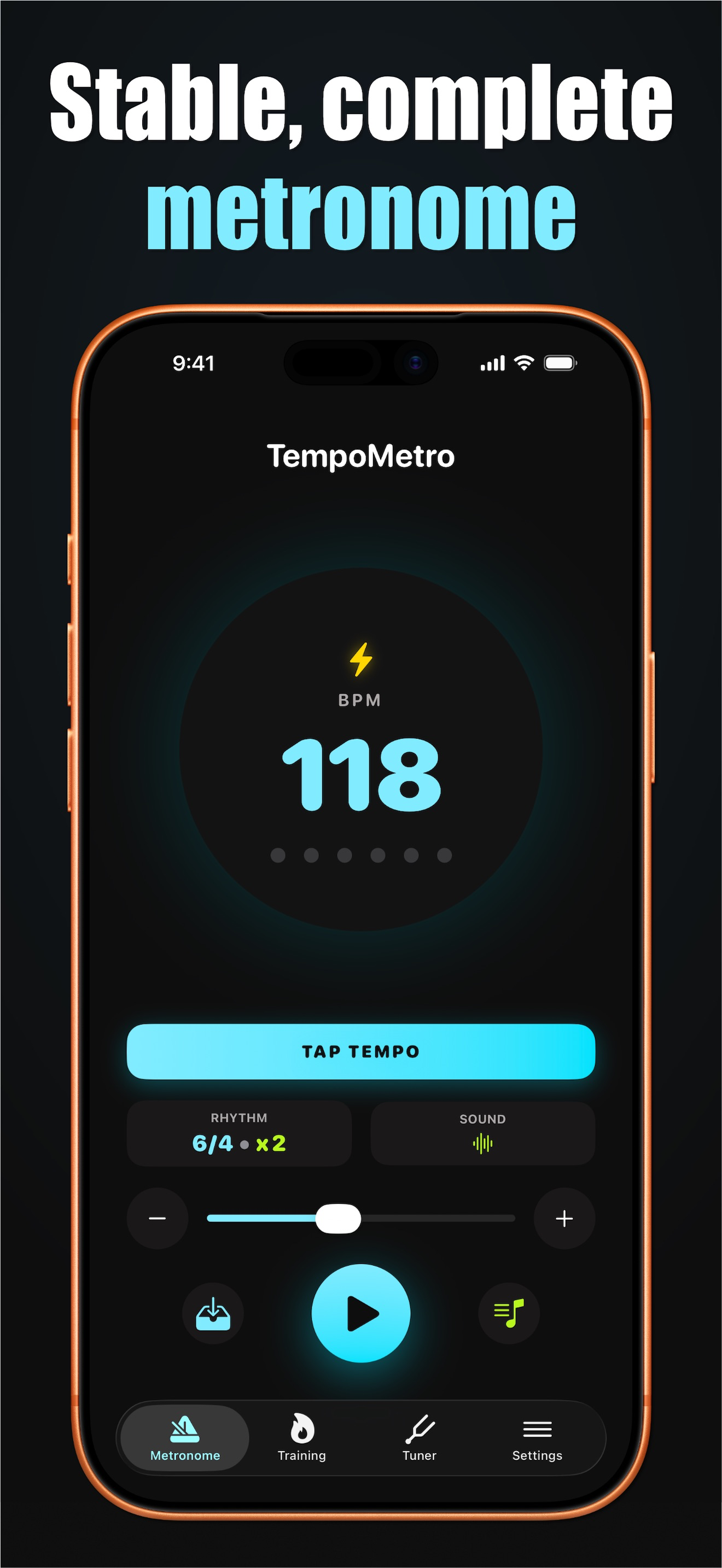 TempoMetro - Your metronome screenshot 2