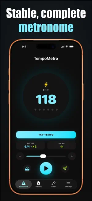 TempoMetro - Your metronome screenshot 2