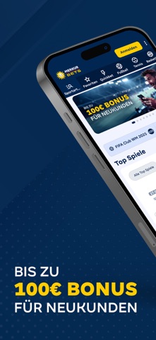 MERKUR BETS Sportwetten/Slots iPhone screenshot 1
