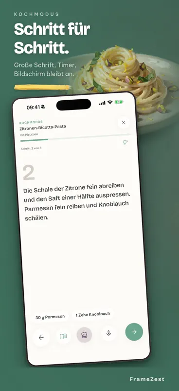 FrameZest: Rezepte & KI-Küche screenshot 3 of 7