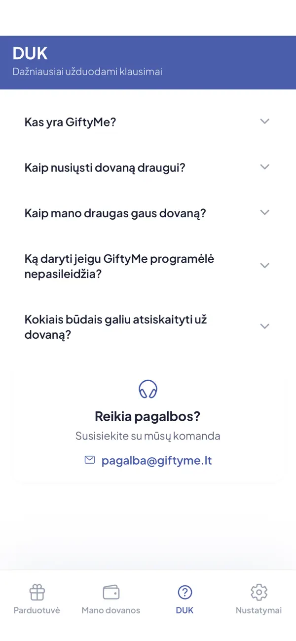 Screenshot #3 pour GiftyMe!