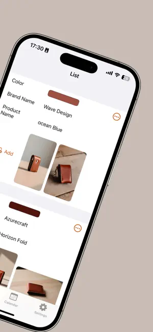 LeatherLog screenshot 2