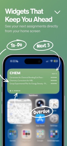 TaskStack: Assignments iPhone screenshot