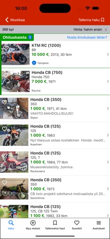 Nettimoto screenshot