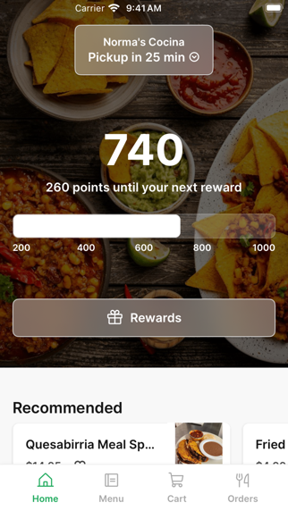 Norma's Cocina app screenshot