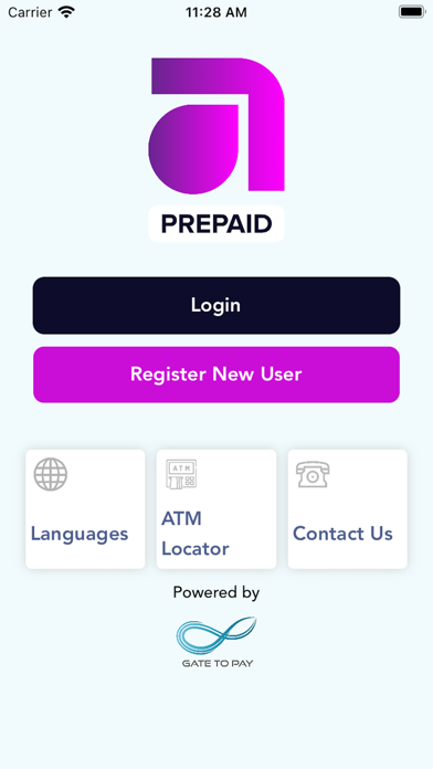 Amana PrePaid Cards Screenshot