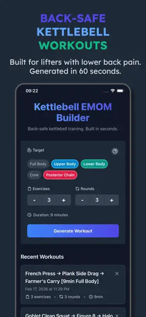 Kettlebell EMOM screenshot 1