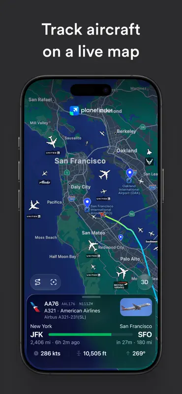 Plane Finder ⁃ Flight Tracker screenshot 5 of 10