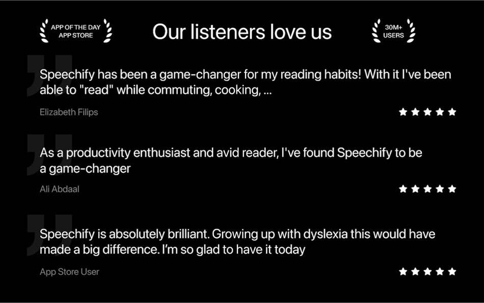 #6. Speechify for Desktop (macOS) 由: Speechify Inc.