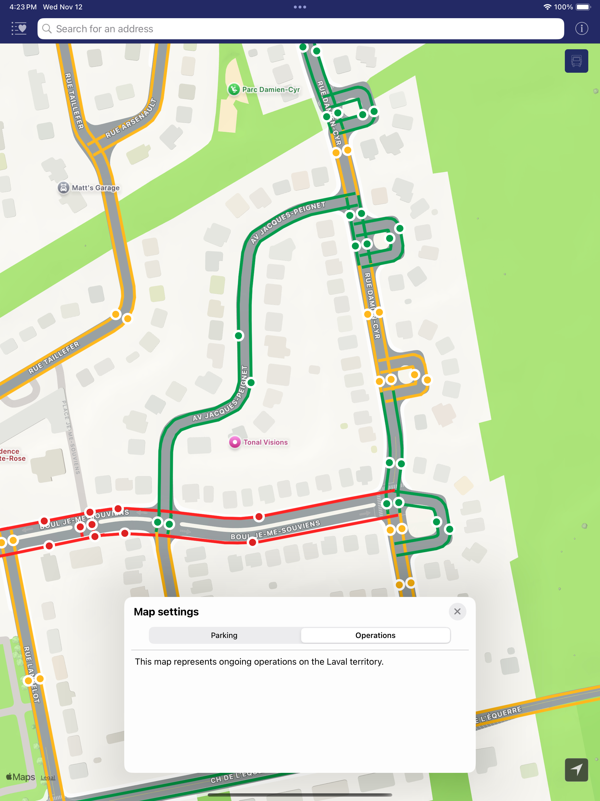 Info-Stationnement screenshot 16