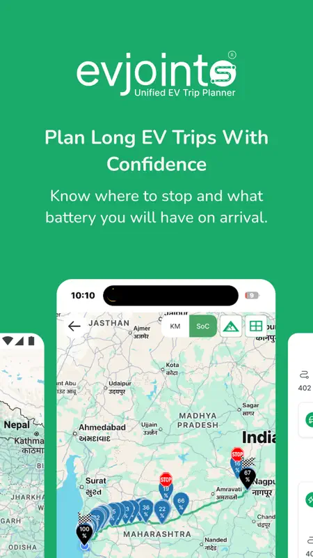 EVJoints – EV Trip Planner screenshot 1 of 6