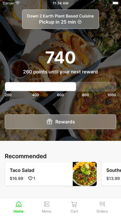 Down 2 Earth NV iPhone screenshot 1 - Food & Drink app