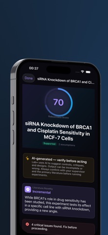 Lab+ — Experiment Review Screenshot 1 of 5
