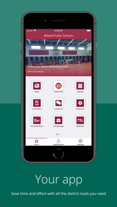 Screenshot 1 of Millard Public Schools App