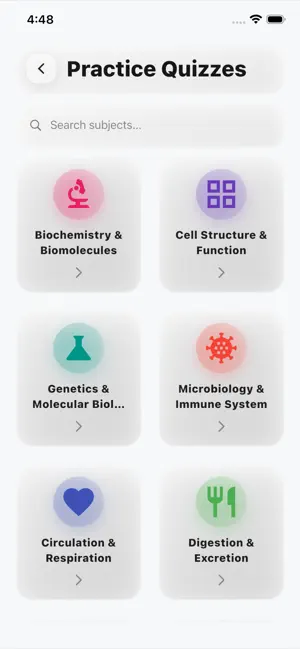 MCAT Biology Quiz Pro screenshot 2