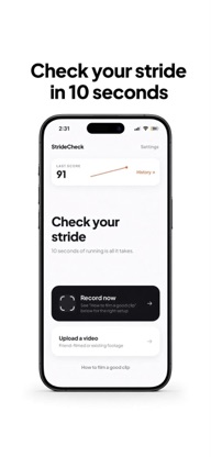 StrideCheck: Running Form AI screenshot 1