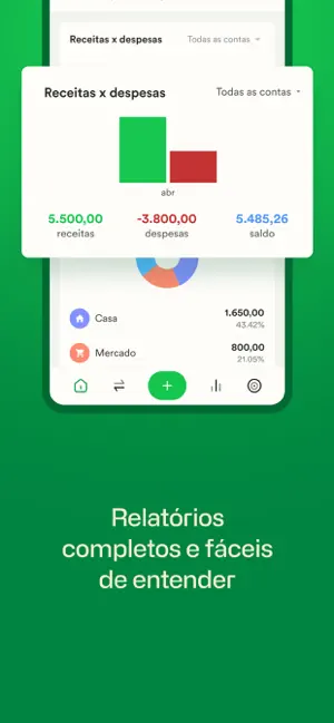 Organizze - Finanças pessoais iPhone screenshot 5